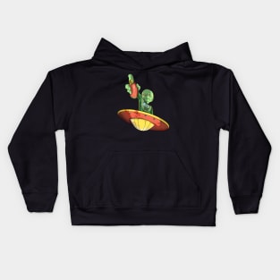 Urban Graffiti Alien Kids Hoodie